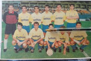 Collectionnisme sportif: Equipo Unión Deportiva Las Palmas, recorte de Marca. Temp. 1992-93 en 2ª B, Campeón de grupo